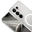 Tecno Camon 50 Uyumlu Ultra Kamera Korumalı M-Safe Şarj Özellikli Şeffaf Zore London Sert PC Kapak - 2