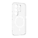 Tecno Camon 50 Uyumlu Kamera Korumalı M-Safe Şarj Özellikli Şeffaf Zore London Sert PC Kapak - 1