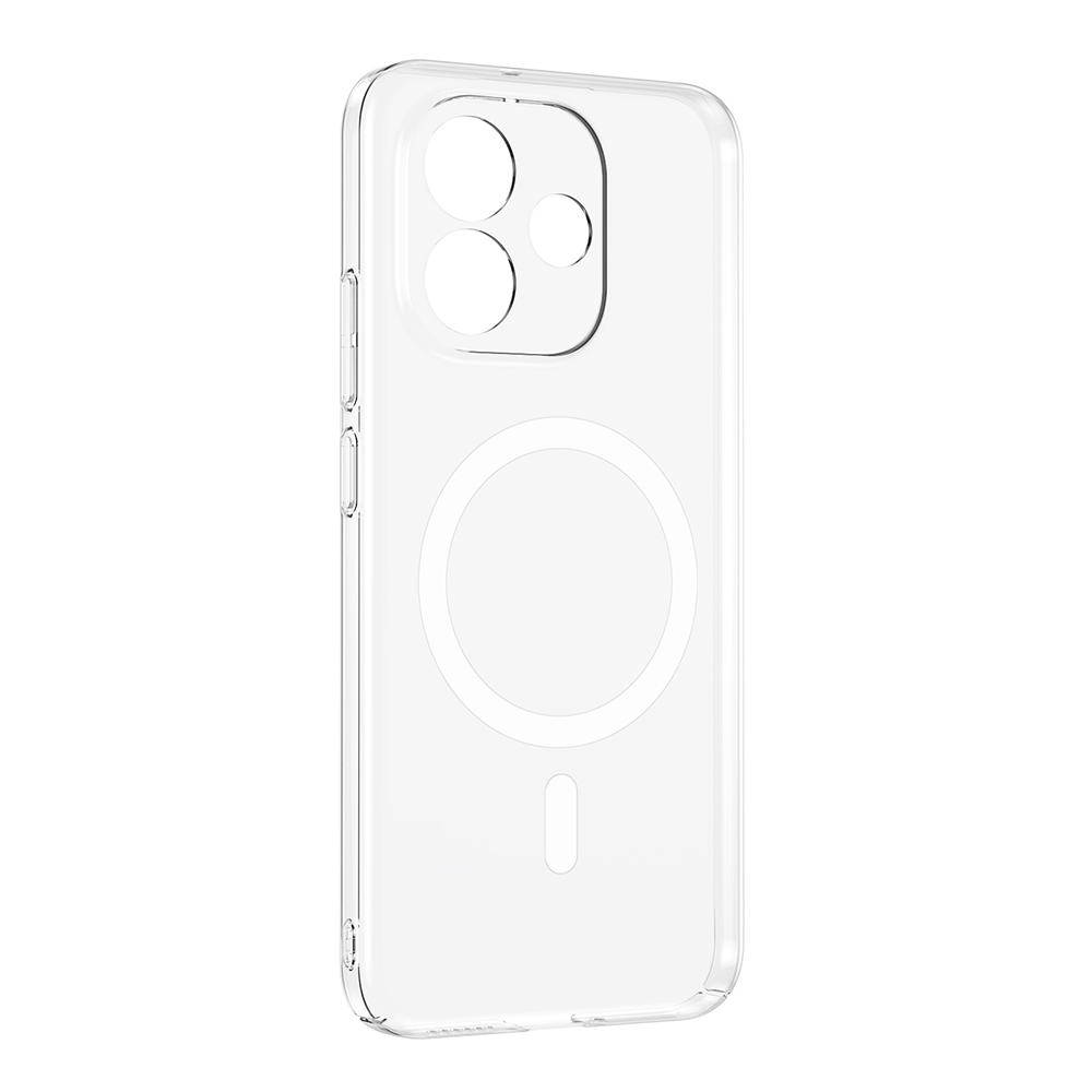 Xiaomi Redmi Note 17 Uyumlu Kamera Korumalı M-Safe Şarj Özellikli Şeffaf Zore London Sert PC Kapak - 2