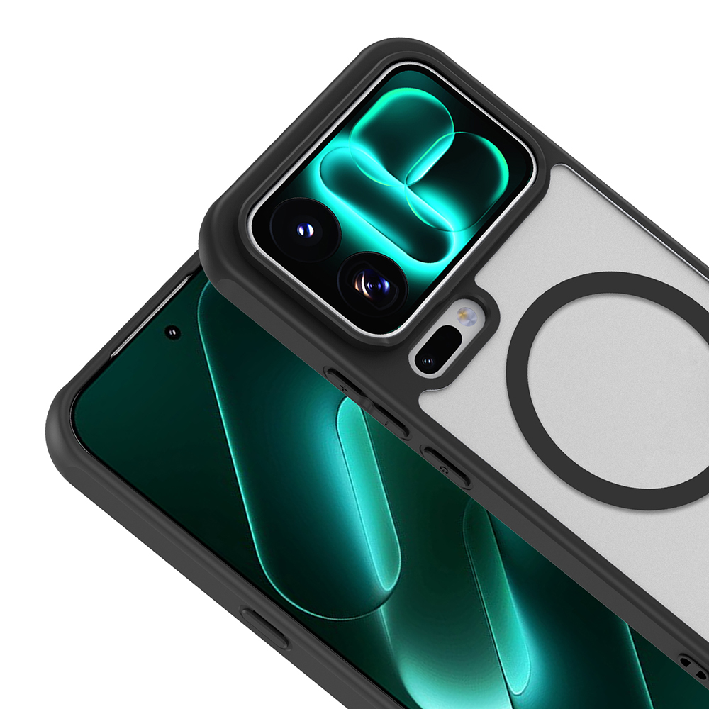 Xiaomi 18 Pro Max Kılıf M-Safe Şarj Özellikli Kamera Korumalı Zore Lunex Kapak - 1