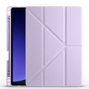 Samsung Galaxy Tab S9 Uyumlu Kılıf Zore Tri Folding Kalem Bölmeli Standlı Kılıf - 3