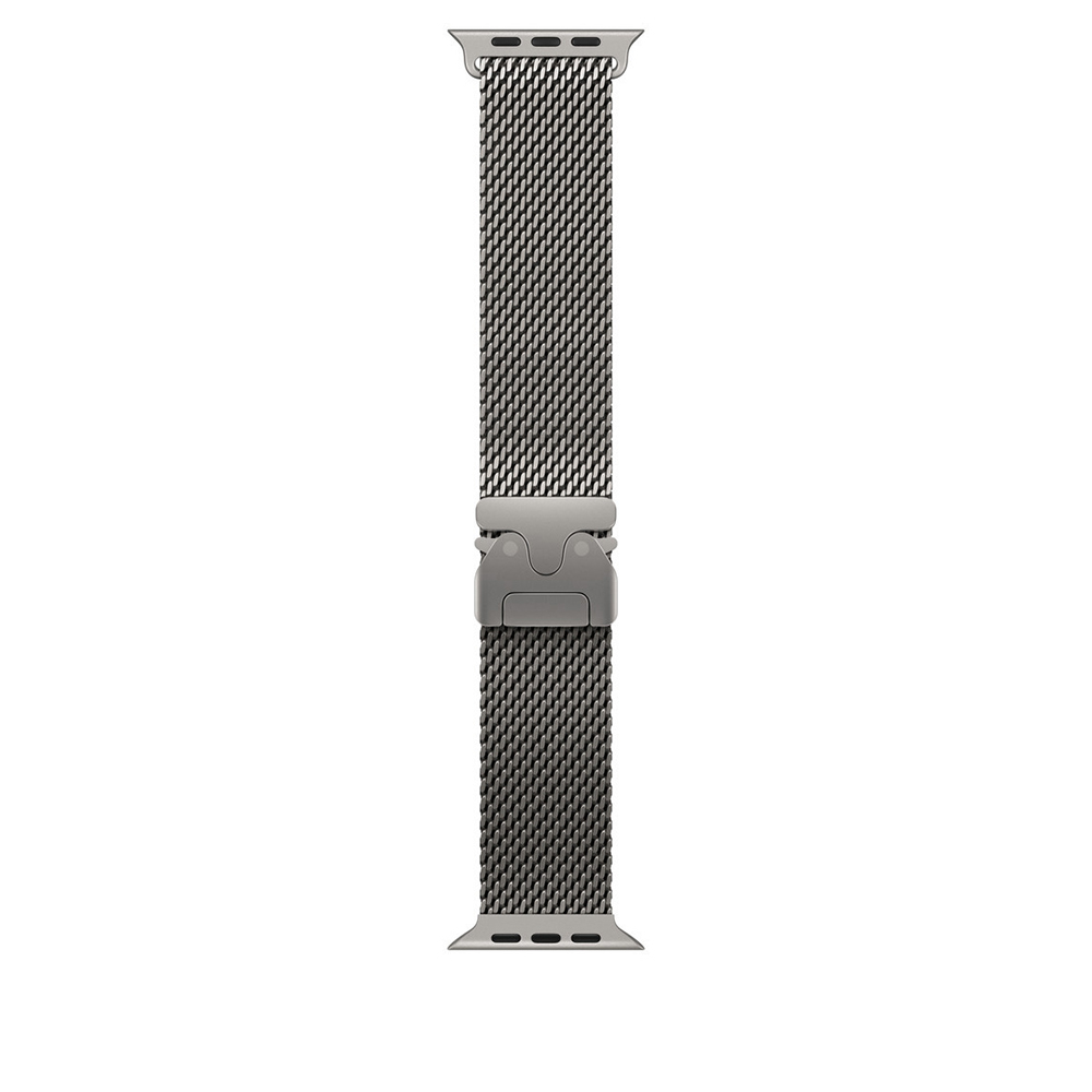 Apple Watch 10 46mm Uyumlu Zore KRD-100 Titanyum Hasır Kordon - 3