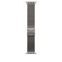 Apple Watch 10 46mm Uyumlu Zore KRD-100 Titanyum Hasır Kordon - 3