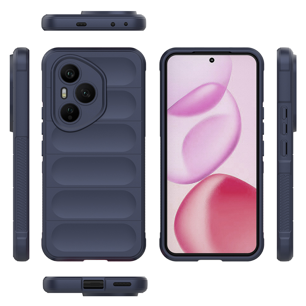 Honor 400 Uyumlu Pro Kılıf Esnek TPU Oyuklu Arka Yüzey Tasarımlı Zore Etnik Silikon Kapak - 1