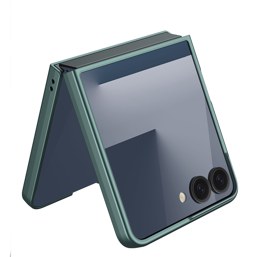 Samsung Galaxy Z Flip Uyumlu 7 Kılıf Zore Sert Kıpta Kapak - 5