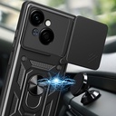 Tecno Spark Go 1 2025 Kılıf Magnetik Standlı Kamera Korumalı Zore Sürgülü Vega Kapak - 3
