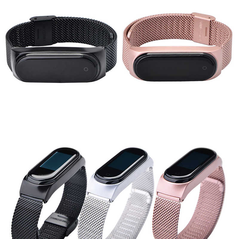Xiaomi Mi Band 4 Uyumlu KRD-06 Metal Kordon - 2