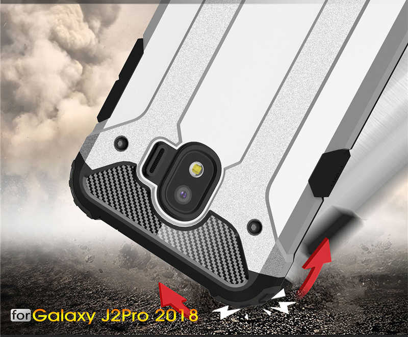 Samsung Galaxy J2 Pro 2018 Uyumlu Kılıf Zore Crash Silikon Kapak - 1
