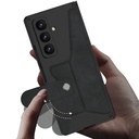 Galaxy Z Fold 7 Kılıf Kamera Korumalı Kadife Tasarımlı Zore Kıpta Kalem Bölmeli Fest Kapak - 3