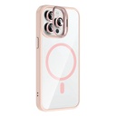 Apple iPhone 14 Pro Max Uyumlu Kılıf Standlı ve Kamera Lens Hediyeli M-Safe Şarj Özellikli Zore Etro Kapak - 11