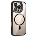 Apple iPhone 16 Pro Uyumlu Kılıf Standlı ve Kamera Lens Hediyeli M-Safe Şarj Özellikli Zore Etro Kapak - 1