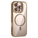 Apple iPhone 16 Pro Uyumlu Kılıf Standlı ve Kamera Lens Hediyeli M-Safe Şarj Özellikli Zore Etro Kapak - 7