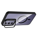 Samsung Galaxy S24 Plus Uyumlu Kılıf Standlı ve Kamera Lens Hediyeli M-Safe Şarj Özellikli Zore Etro Kapak - 6