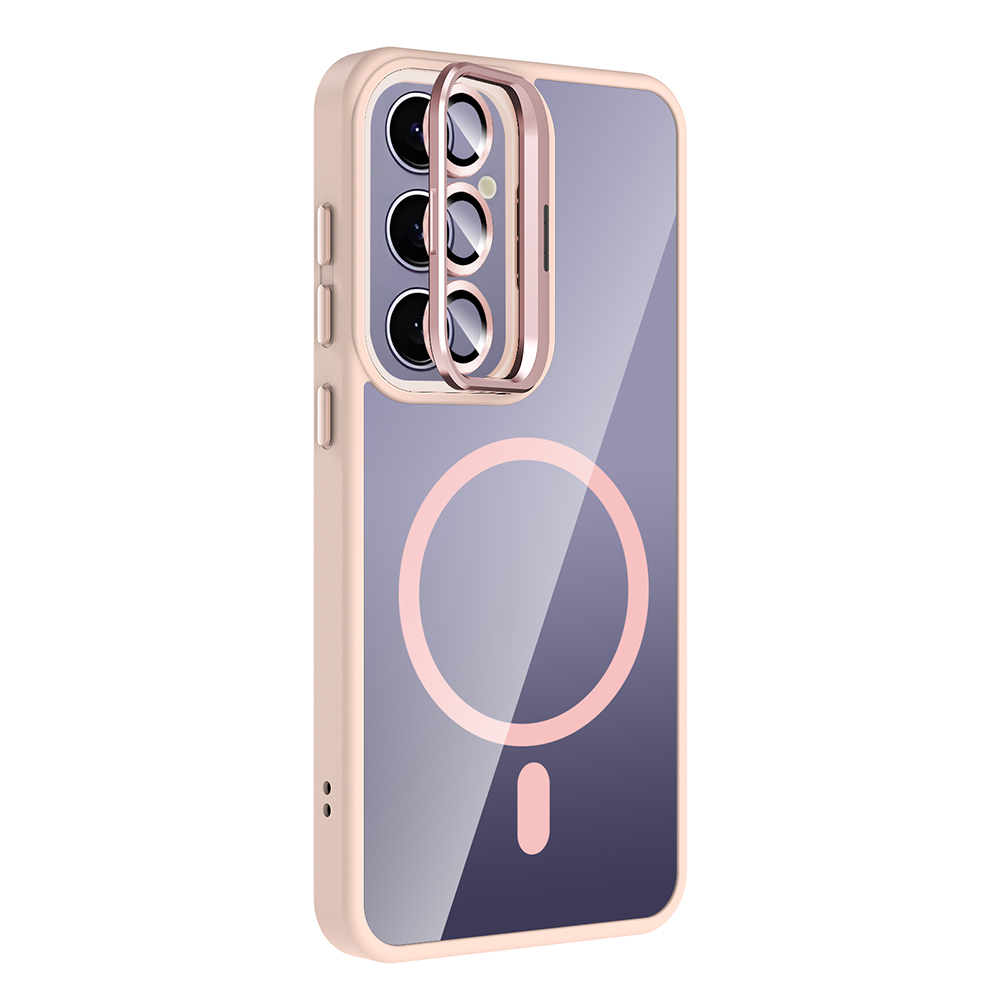Samsung Galaxy S24 Plus Uyumlu Kılıf Standlı ve Kamera Lens Hediyeli M-Safe Şarj Özellikli Zore Etro Kapak - 9