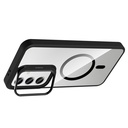 Samsung Galaxy S24 Uyumlu Kılıf Standlı ve Kamera Lens Hediyeli M-Safe Şarj Özellikli Zore Etro Kapak - 8