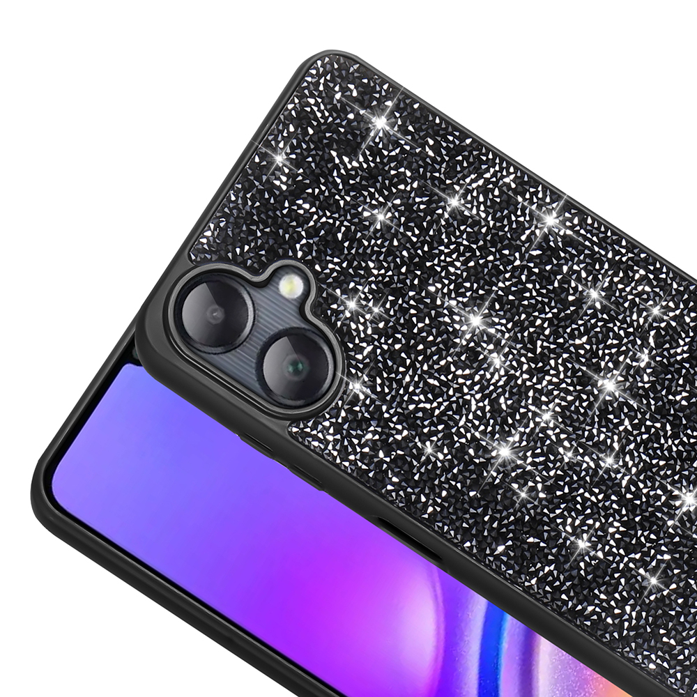 Samsung Galaxy A06 Uyumlu Kılıf Parlak Taşlı Tasarım Zore Pırlanta Kapak - 2
