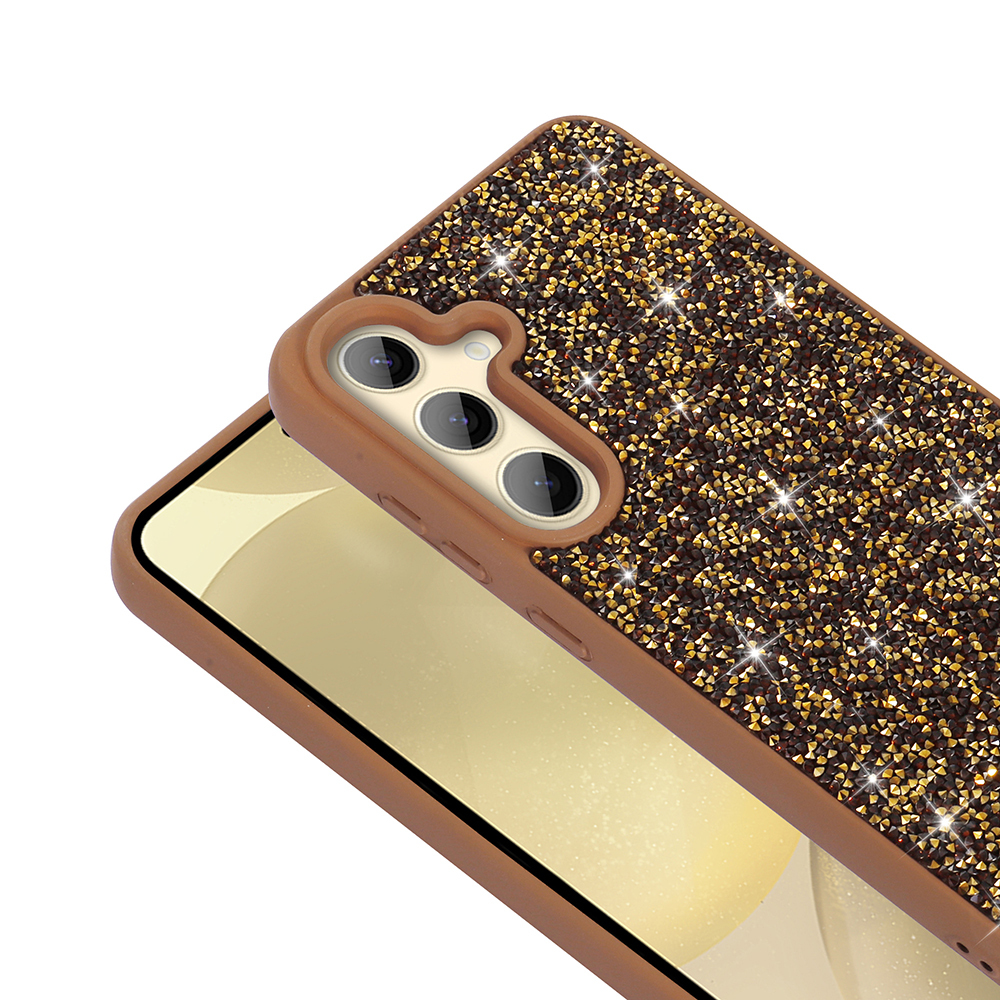 Samsung Galaxy S25 Plus Uyumlu Kılıf Parlak Taşlı Tasarım Zore Pırlanta Kapak - 11