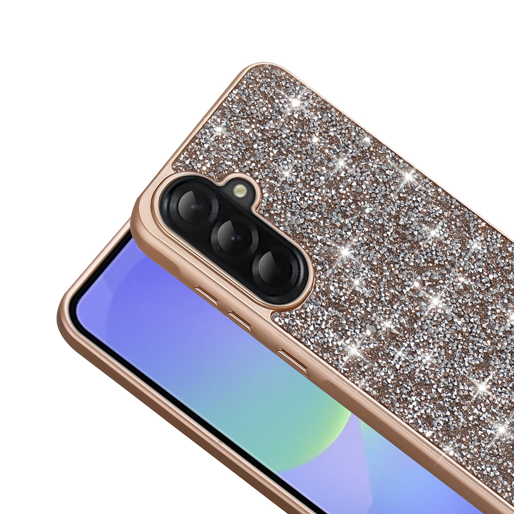 Samsung Galaxy A36 Uyumlu Kılıf Parlak Taşlı Tasarım Zore Pırlanta Kapak - 2