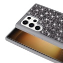 Samsung Galaxy S22 Ultra Uyumlu Kılıf Parlak Taşlı Tasarım Zore Pırlanta Kapak - 2