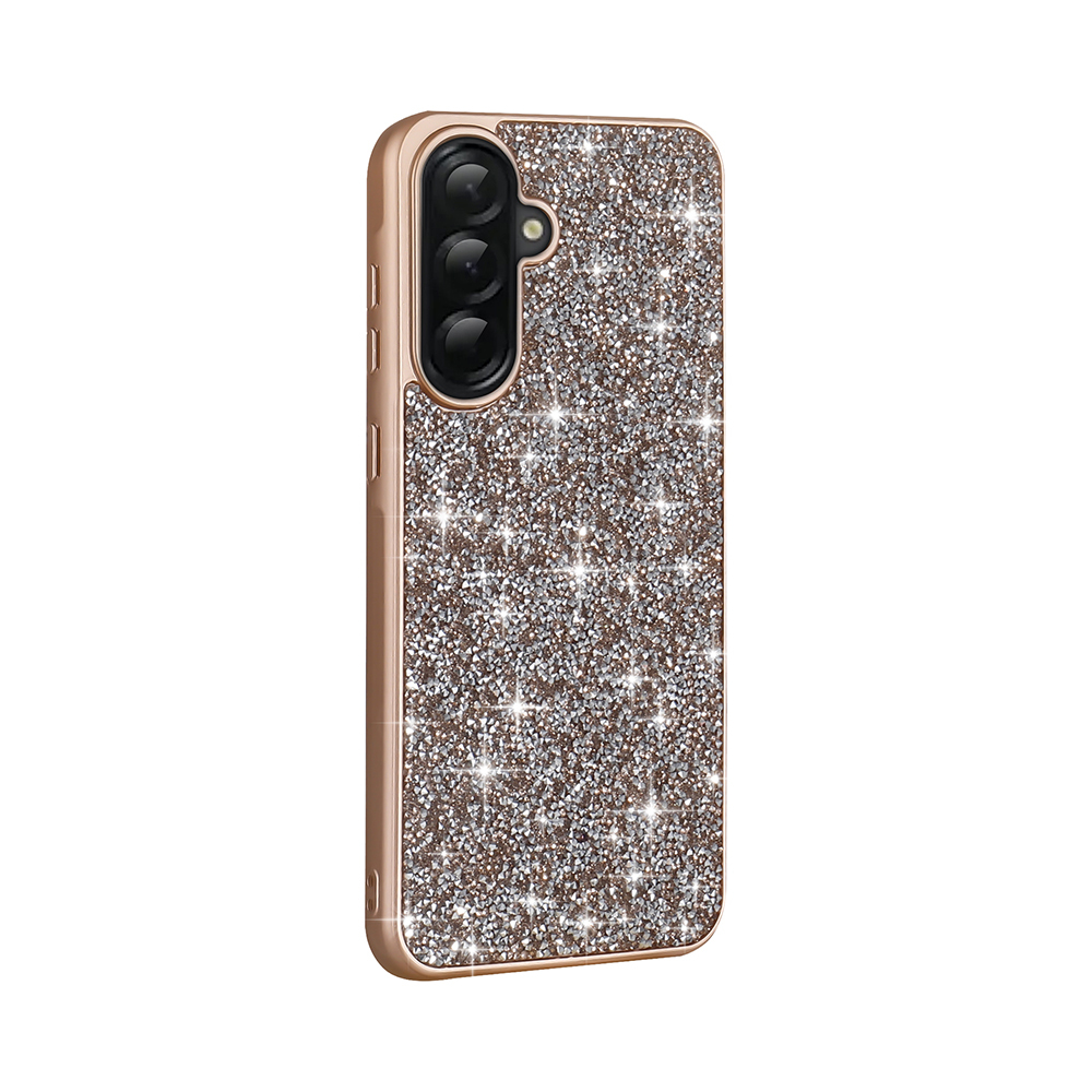Samsung Galaxy A56 Uyumlu Kılıf Parlak Taşlı Tasarım Zore Pırlanta Kapak - 3