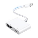 Zore Type-C to Type-C PD100W + HDMI 4K@30Hz 2in1 Adaptör - 3