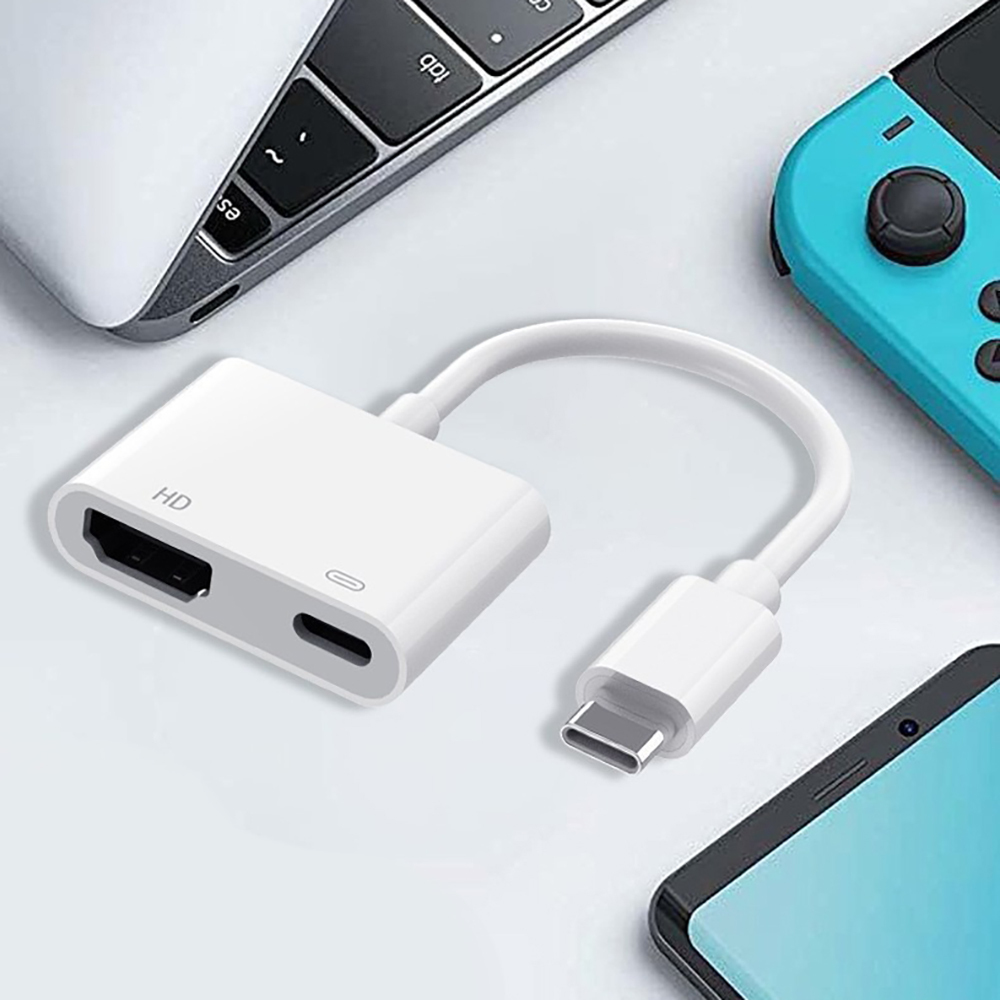 Zore Type-C to Type-C PD100W + HDMI 4K@30Hz 2in1 Adaptör - 6