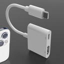 Zore Type-C to Type-C PD100W + HDMI 4K@30Hz 2in1 Adaptör - 8