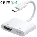 Zore Type-C to Type-C PD100W + HDMI 4K@30Hz 2in1 Adaptör - 9