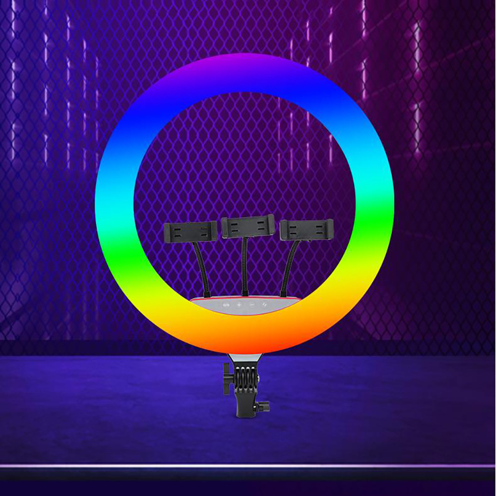 Zore LJJ22 RGB Light 56cm Işıklı Telefon Tutucu Ring Light - 3
