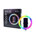 Zore MJ20 RGB Light 8 inç Işıklı Telefon Tutucu Ring Light - 2