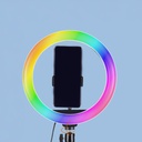 Zore MJ20 RGB Light 8 inç Işıklı Telefon Tutucu Ring Light - 4