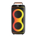 Zore GD-2608 Dijital LED Göstergeli FM Radyolu Mikrofonlu RGB TWS Çift 6.5 inç Stereo Bass Kablosuz Karaoke Hoparlör - 7