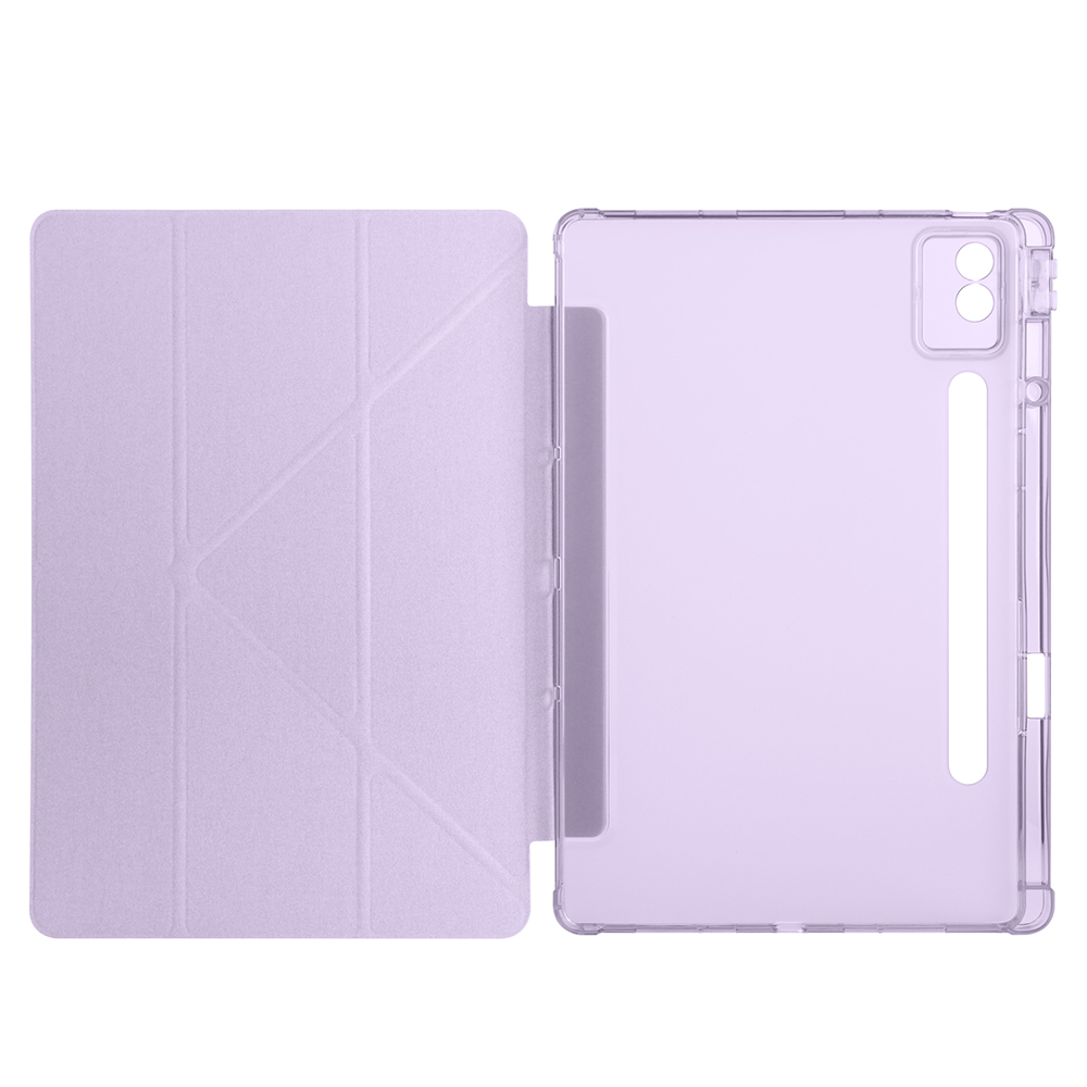 Lenovo Idea Tab Pro 12.7 TB-373FU Kılıf Zore Tri Folding Kalem Bölmeli Standlı Kılıf - 12