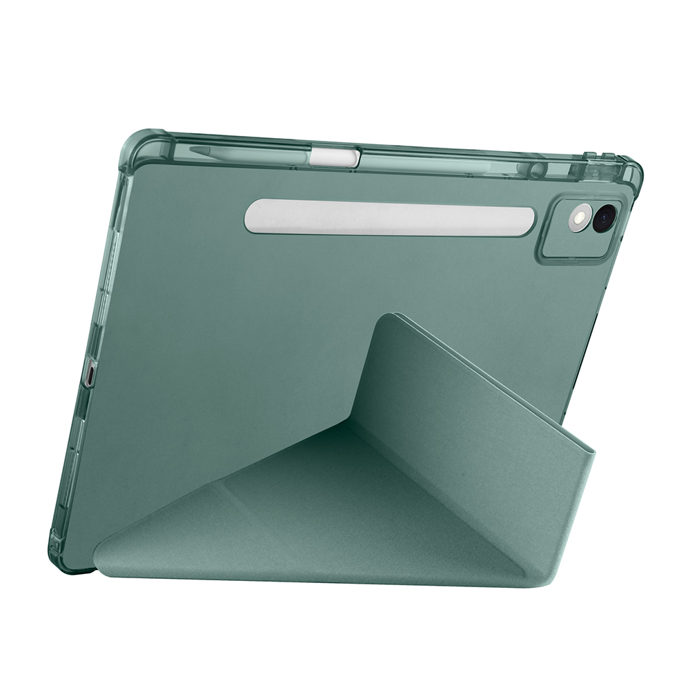 Lenovo Idea Tab Pro 12.7 TB-373FU Kılıf Zore Tri Folding Kalem Bölmeli Standlı Kılıf - 22
