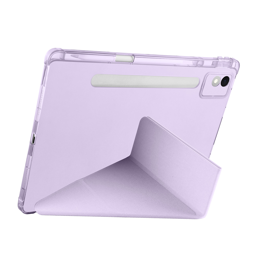 Lenovo Idea Tab Pro 12.7 TB-373FU Kılıf Zore Tri Folding Kalem Bölmeli Standlı Kılıf - 25