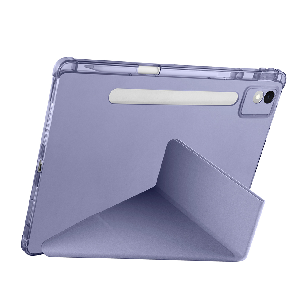 Lenovo Idea Tab Pro 12.7 TB-373FU Kılıf Zore Tri Folding Kalem Bölmeli Standlı Kılıf - 26