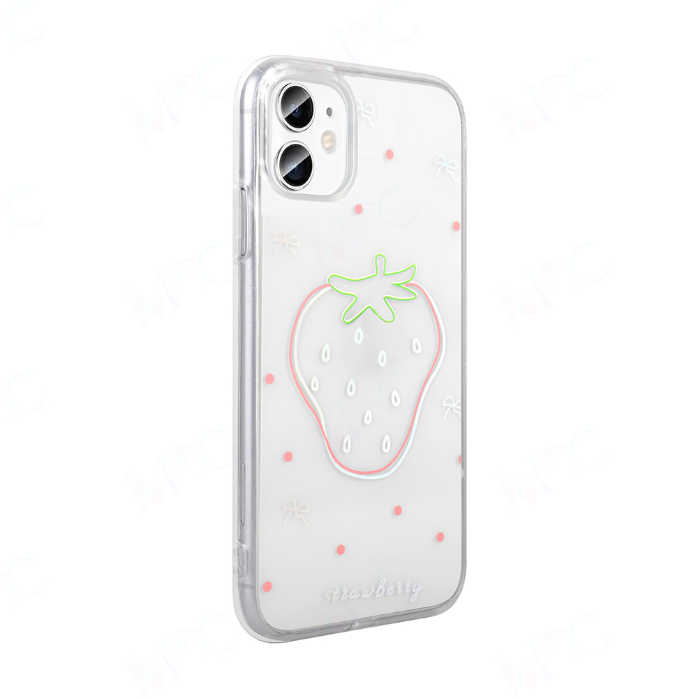 Apple iPhone 11 Uyumlu Kılıf Şeffaf Figürlü Zore Folk Sert Kapak - 2