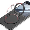 Samsung Galaxy Z Flip Uyumlu 7 M-safe Şarj Özellikli Zore Kıpta KPT-02 Standlı Kapak - 5