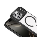 Apple iPhone 17 Pro Kılıf Wireless Şarj Özellikli Zore Krom M-safe Silikon Kapak - 6