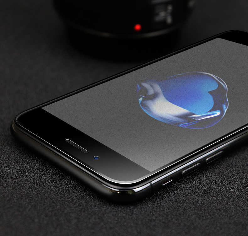 Apple iPhone 8 Uyumlu Zore Anti-Dust Mat Privacy Temperli Ekran Koruyucu - 1