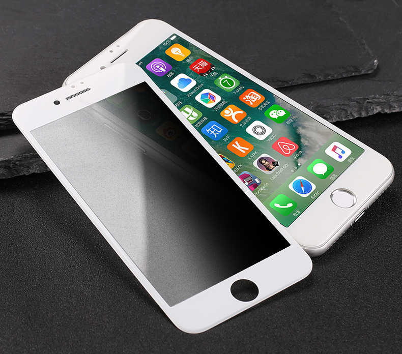 Apple iPhone 8 Uyumlu Zore Anti-Dust Mat Privacy Temperli Ekran Koruyucu - 11