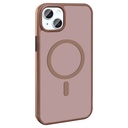 Apple iPhone 15 Plus Uyumlu Kılıf M-safe Şarj Özellikli Mat Arka Yüzey Zore Sio Kapak - 16