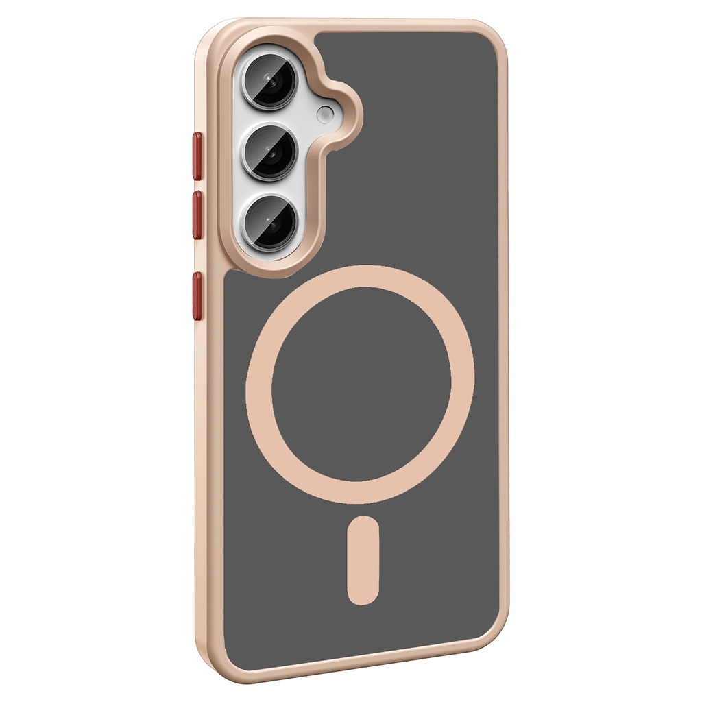 Samsung Galaxy S25 Uyumlu Kılıf M-safe Şarj Özellikli Mat Arka Yüzey Zore Sio Kapak - 11