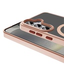 Samsung Galaxy S25 Uyumlu Kılıf M-safe Şarj Özellikli Mat Arka Yüzey Zore Sio Kapak - 12