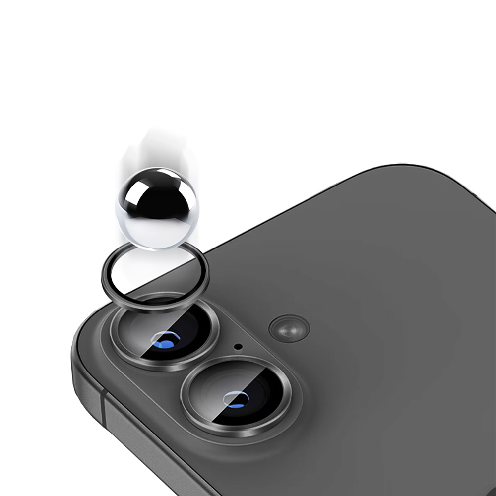 Apple iPhone 16 Uyumlu Zore Mikro Kamera Lens Koruyucu - 5