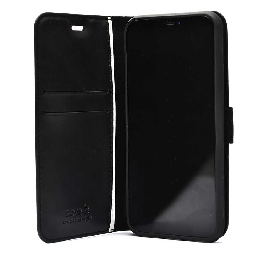Apple iPhone 8 Plus Uyumlu Kılıf Zore Kar Deluxe Kapaklı Kılıf - 5