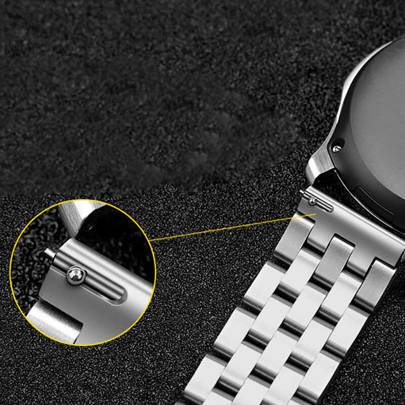 Samsung Galaxy Watch 46mm Uyumlu (22mm) KRD-20 Metal Kordon - 5