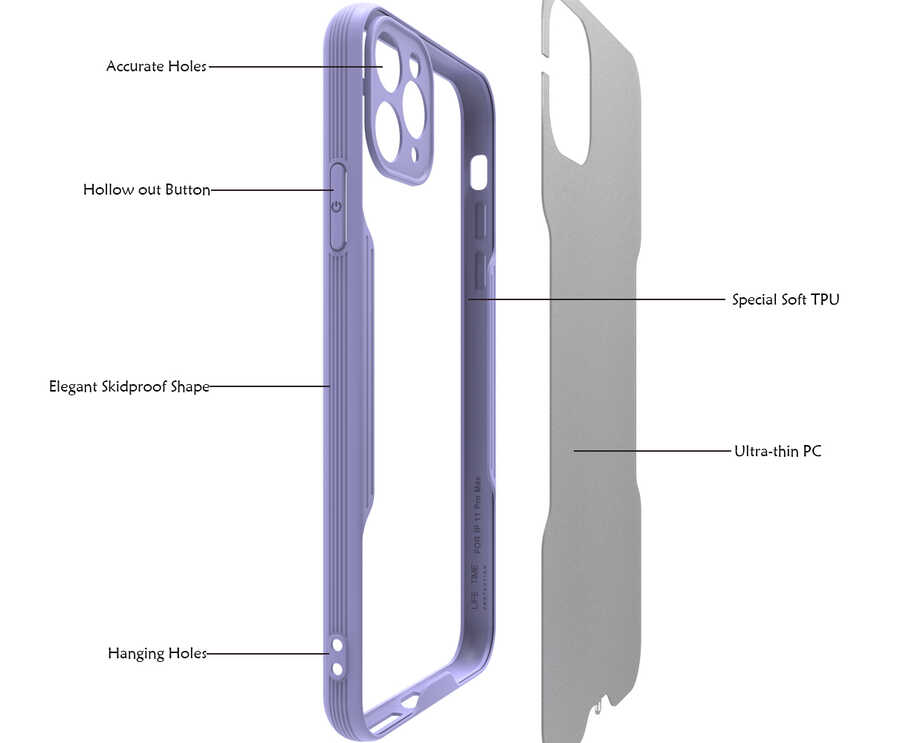 Apple iPhone 11 Pro Uyumlu Kılıf Zore Parfe Kapak - 2