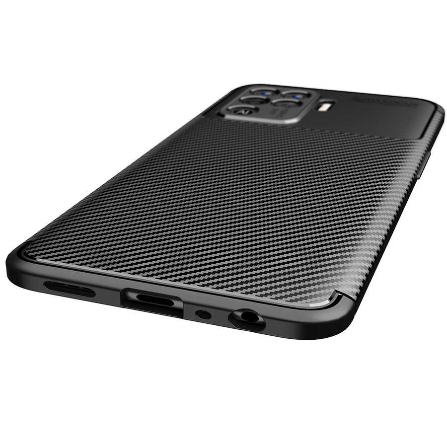 Oppo Reno 5 Lite Uyumlu Kılıf Zore Negro Silikon Kapak - 4