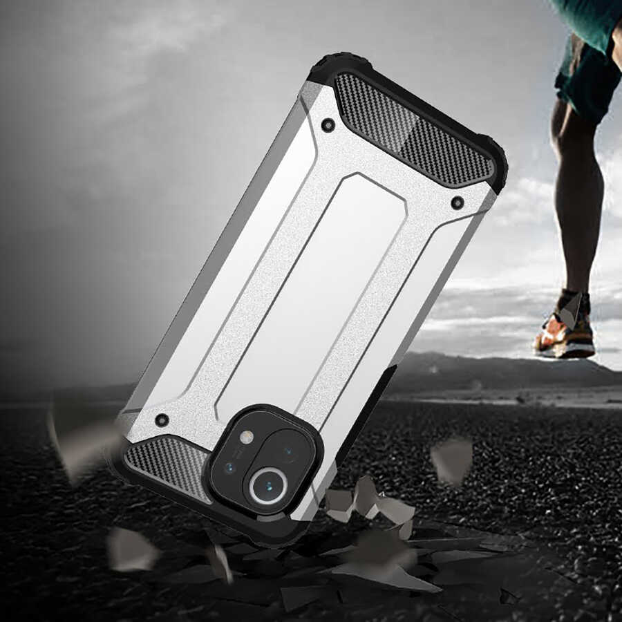 Xiaomi Mi 11 Uyumlu Kılıf Zore Crash Silikon Kapak - 7